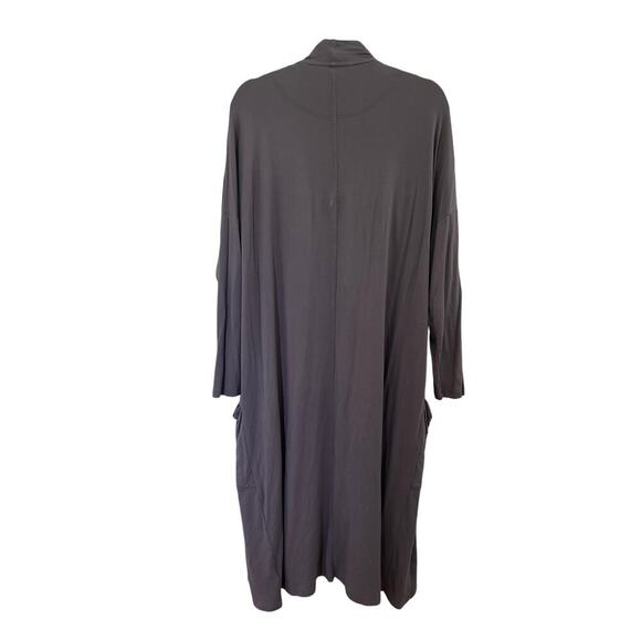 UGG W Marion Open Front Long Cardigan Size Medium/Large Duster High Low Hem Soft - Picture 4 of 7